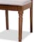 Baxton Studio Cherese Modern and Contemporary Grey Fabric and Walnut Brown Finished Wood 2-Piece Dining Chair Set 183-10545-Zoro - alternate 6